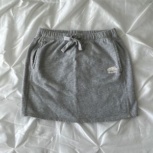 Roots Cotton Mini Skirt
